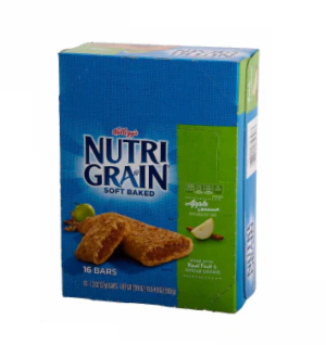 NUTRI GRAIN , APPLE CINNAMON 16 CT *585*