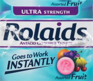 ROLAIDS ULTRA STRENGTH FRUIT CHEWABLE TABLET 10PC 24/12CT