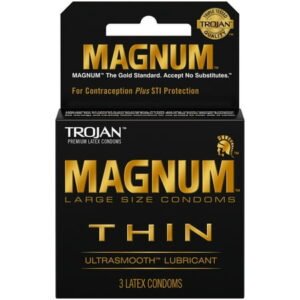 TROJAN MAGNUM, THIN 6 CT *1083*