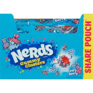 NERDS GUMMY , VERY BERRY  SHARE SIZE 12 CT *NEW*
