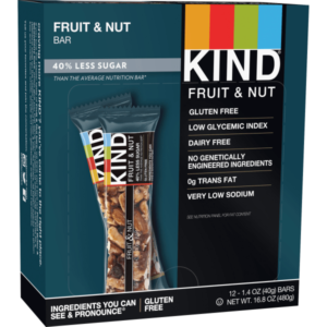 KIND BAR, FRUIT & NUT 12 CT *609*