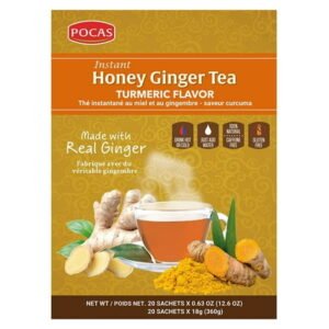 #HONEY GINGER TEA, TURMERIC 20 CT