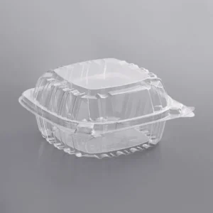 #5" CLEAR VIEW HINGED LID CONTAINERS 500 CT *1524* C53