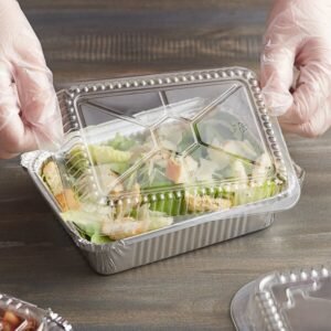 #ALUMINUM FOIL CONTAINER LIDS, 1.5 LB 768 500 CT ( CHICKEN OVER RICE )