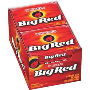 WRIGLEYS  BIG RED SLIM PACK 10 CT *456*
