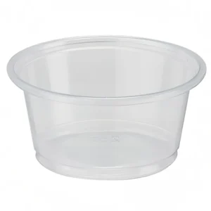 #2 OZ PLASTIC SOUFFLE CUPS  ,  2500 CT( HOT SAUCE  CUPS )