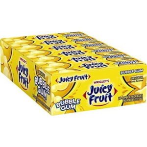 WRIGLEYS JUICY FRUIT, BUBBLE GUM 18 CT