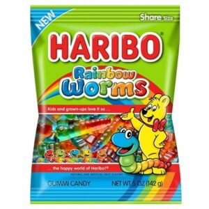 HARIBO RAINBOW WORMS 5 OZ