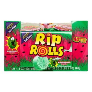 SOUR RIP ROLL , WATERMELON 24 CT