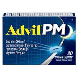 ADVIL PM, BOTTLES  20 CT