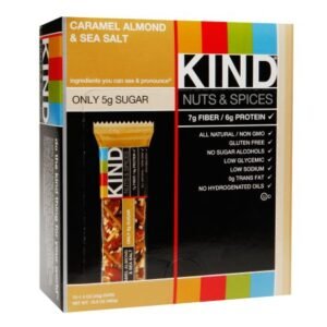 KIND BAR, CARAMEL ALMOND & SEA SALT 12 CT