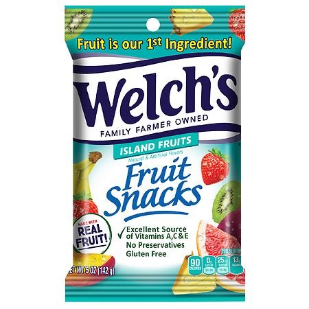 WELCH'S FRUIT SNACK, ISLAND FRUIT 5 OZ *874*