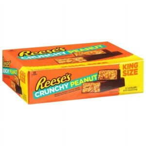 REESE'S , CRUNCHY PEANUT BUTTER KING SIZE 18 CT