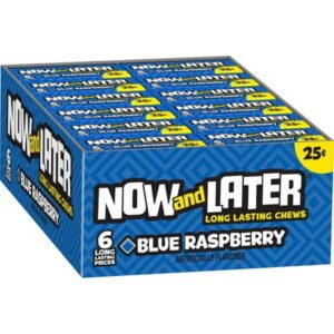 NOW & LATER SMALL , BLUE RASPBERRY 24 CT *2183*