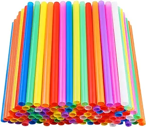 #COLORFUL SMOOTHIES STRAWS , 100 CT