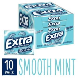 WRIGLEYS EXTRA SMOOTH MINT 10 CT *439*