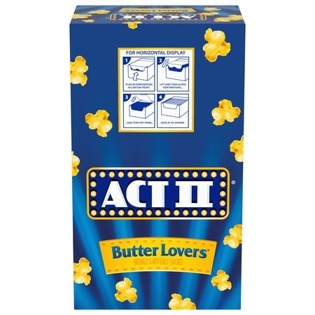 ACT II BUTTER LOVER POPCORN 18 CT