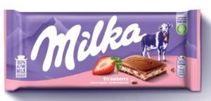 MILKA STRWBERRY , 100 G 22 CT