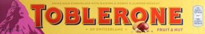 TOBLERONE,  MILCH FRUIT & NUT 100G 20 CT (YEL&PUR ) *18*