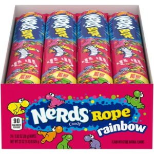 NERDS ROPE ,  RAINBOW 24 CT