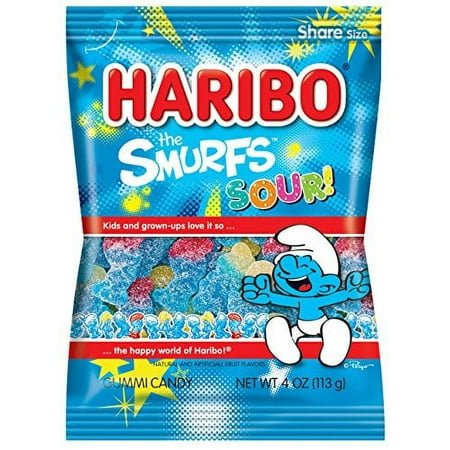 HARIBO, SOUR SMURFS 5 OZ *2110*