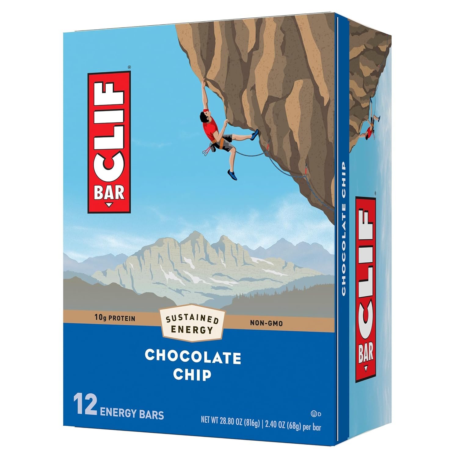 CLIF, CHOCOLATE CHIP 12 CT *592*