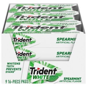 TRIDENT WHITE, SPEARMINT 9 CT *380*
