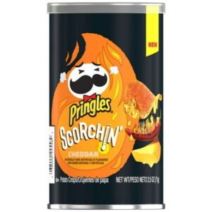 PRINGLES, SCORCHIN HOT CHEDDAR 12- 2.6 OZ