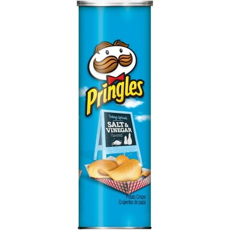 PRINGLES, SALT & VINEGAR 14 - 6.38 *708*