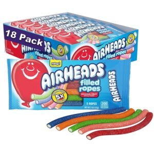 AIRHEADS, FILLED ROPES ASSORTED 18 CT *NEW*