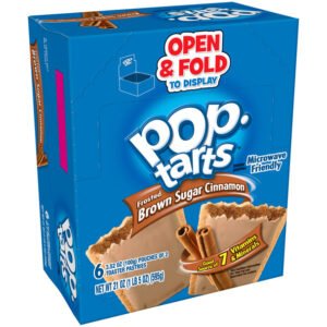 POP TARTS, BROWN SUGAR CINNOMON 6 CT *642*