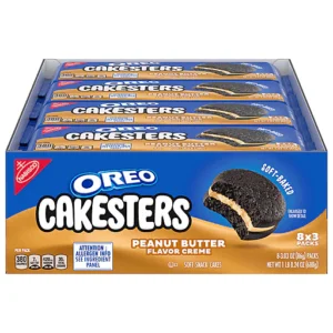 OREO CAKESTERS PEANUT BUTTER , 8 CT