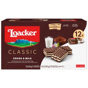 LOACKER WAFERS COCO & MILK 12 / 37.5 G