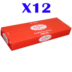#LOGAN WAXED PAPERE 15 " WRAP JUMBO 12CTX500 SHEETS