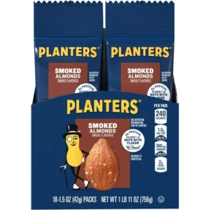 PLANTERS TUBE, SMOKE ALMOND 18 CT *1639*
