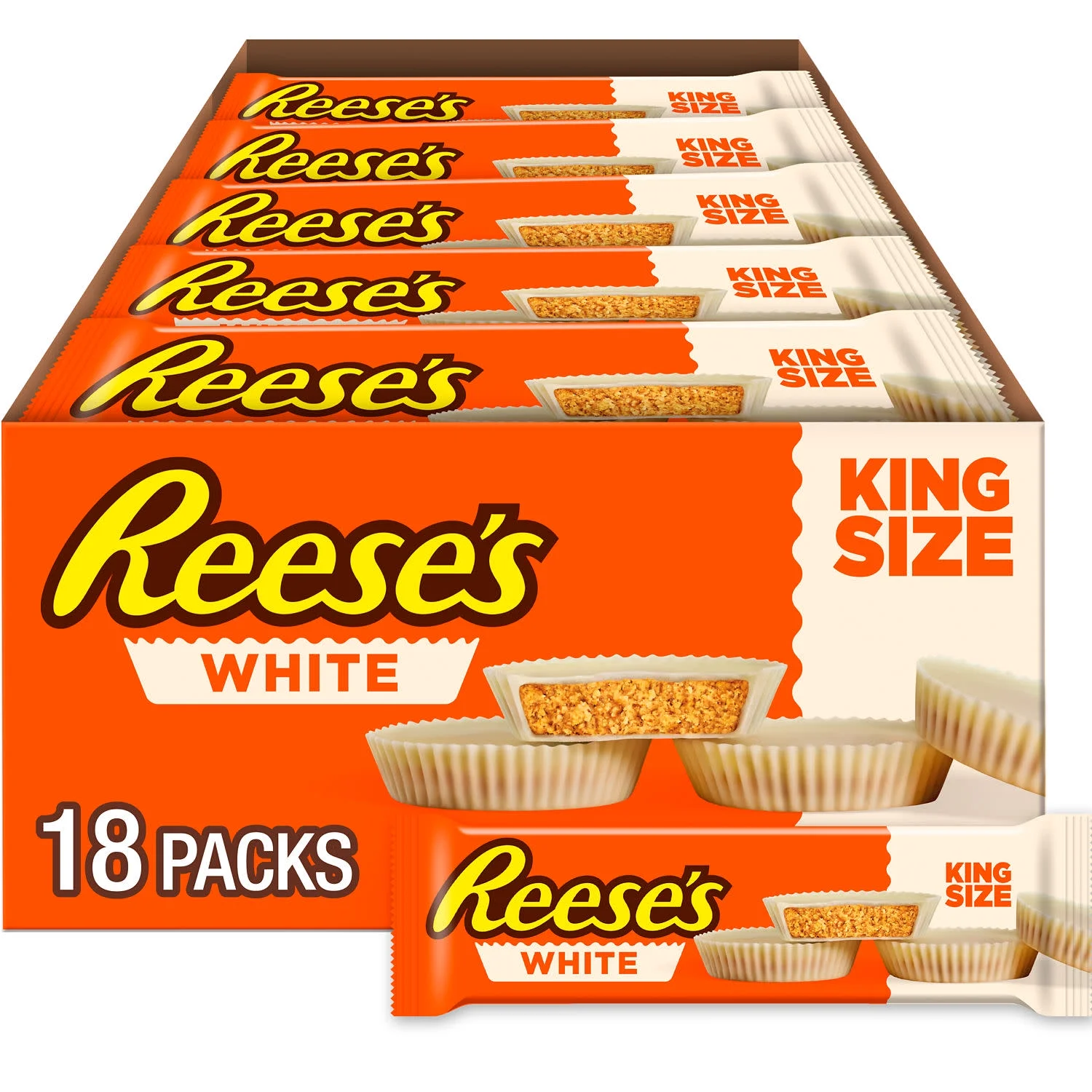 REESE'S WHITE KING SIZE , 18 CT