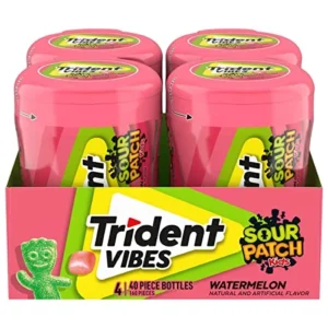 TRIDENT VIBES, WATERMELON 4 CT