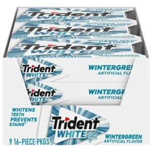 TRIDENT WHITE, WINTERGREEN 9 CT *381*