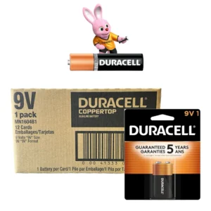 DURACELL 9V BATTERIES 12 CT