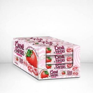 CREME SAVERS ROLLS STRAWBERRIES & CREME 24 CT