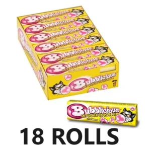 BUBBLICIOUS, BUBBLE GUM 18 CT *481*