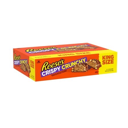 REESE'S, CRISPY CRUNCHY KING 18 CT
