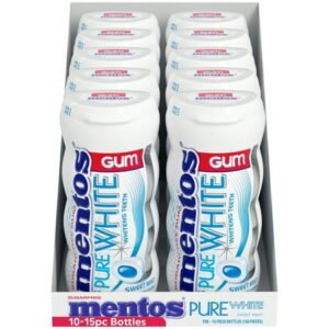 MENTOS GUM, WHITE MINT 10 CT *473*