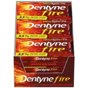 DENTYNE ICE, FIRE SPICY CINNAMON 9 CT *1619*