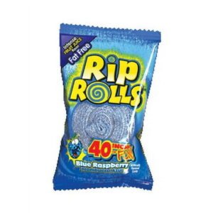 SOUR RIP ROLL, BLUE RASSBERY 24 CT *NEW*