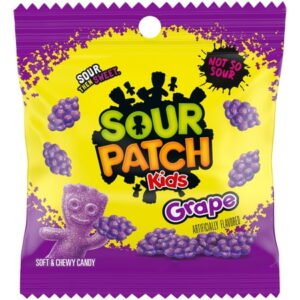 SOUR PATCH KIDS, GRAPE  SIZE 3.6 OZ 12 CT