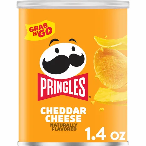 PRINGLES, CHEDDAR CHEESE 12- 1.41 OZ *1716*