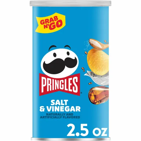 PRINGLS, SALT & VINEGAR 12- 2.6 OZ *735*