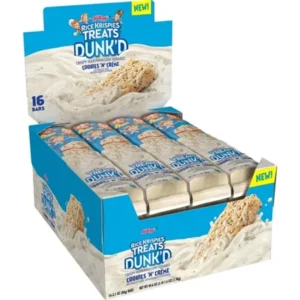 RICE KRISPIES DUNKS, COOKIES & CREAM 12 CT *NEW*
