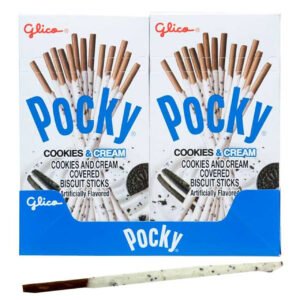 POCKY LARGE , COOKIES & CREAM 10 CT *NEW*